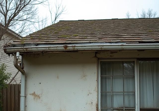 戸建て住宅の屋根・外壁メンテナンス: Before